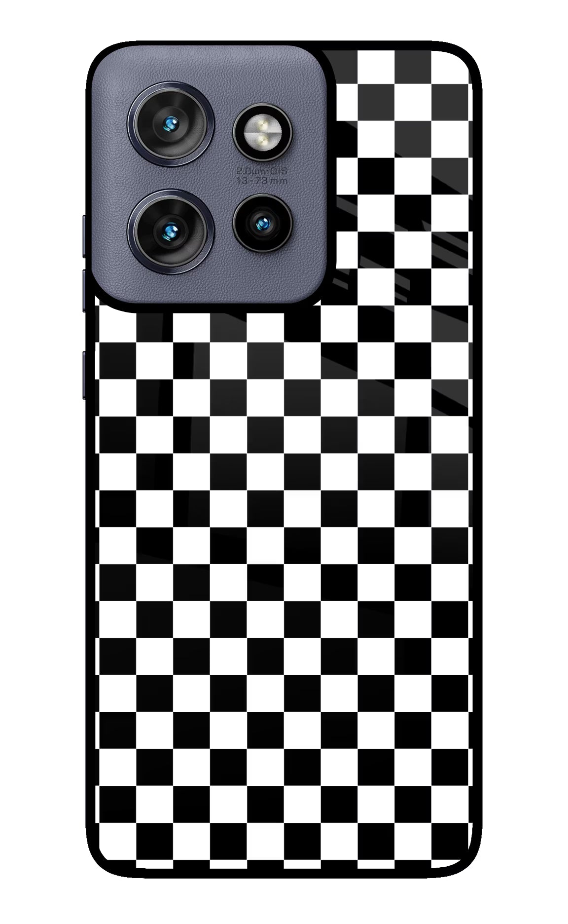 Chess Board Moto Edge 50 Neo Glass Case Back Cover by Casekaro