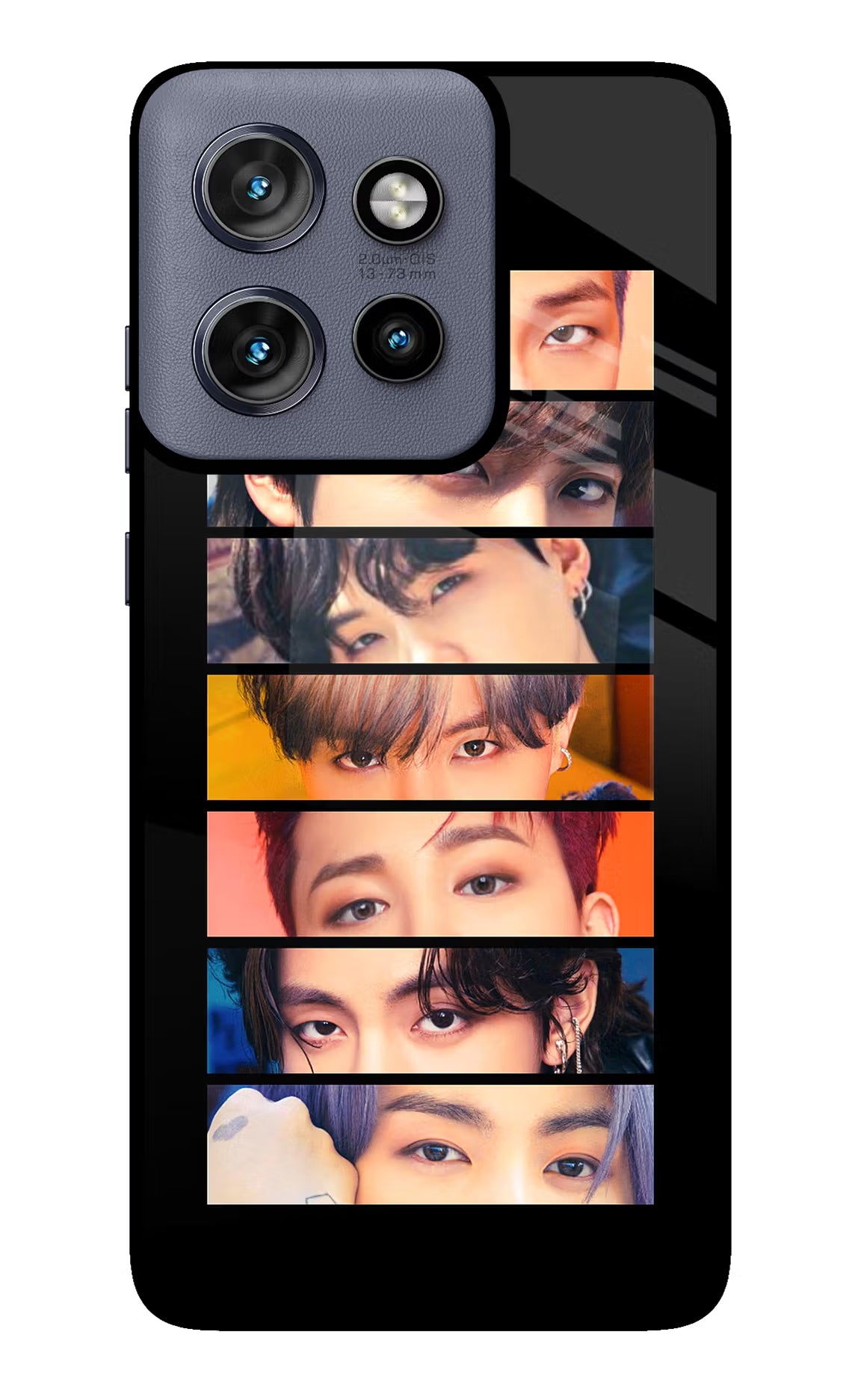 BTS Eyes Moto Edge 50 Neo Glass Case