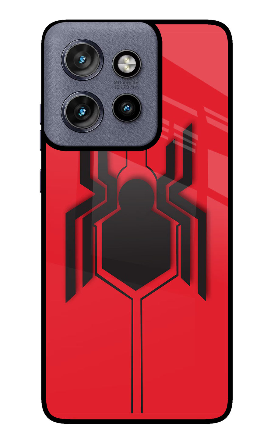 Spider Moto Edge 50 Neo Back Cover, Glass case