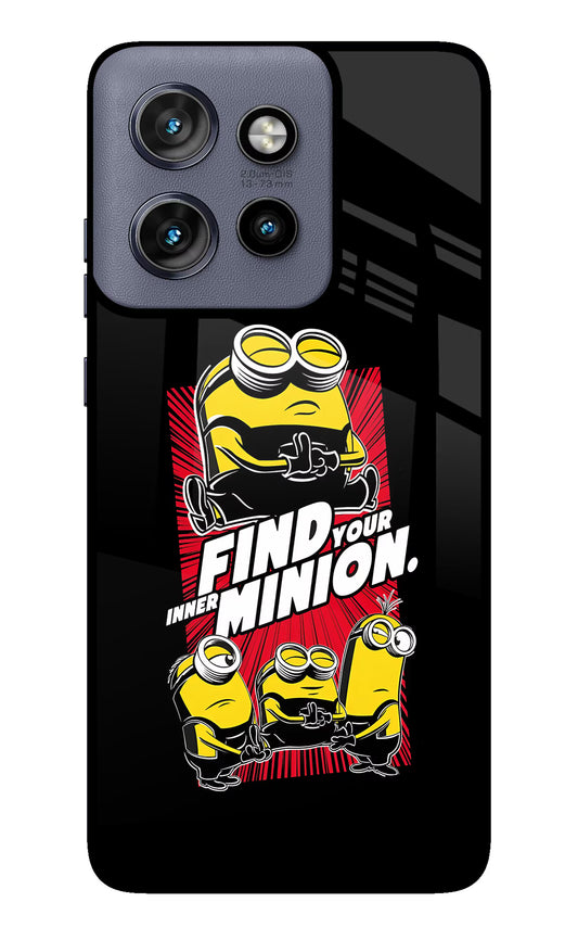 Find your inner Minion Moto Edge 50 Neo Glass Case