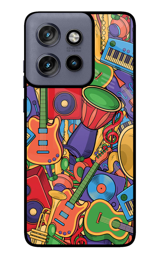 Music Instrument Doodle Moto Edge 50 Neo Glass Case