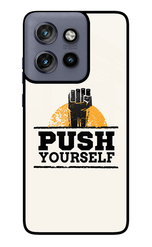 Push Yourself Moto Edge 50 Neo Glass Case