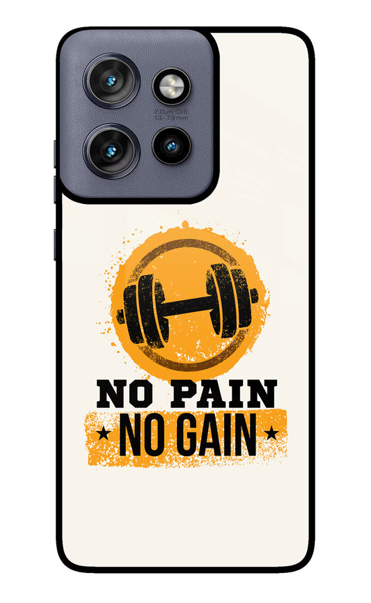 No Pain No Gain Moto Edge 50 Neo Glass Case