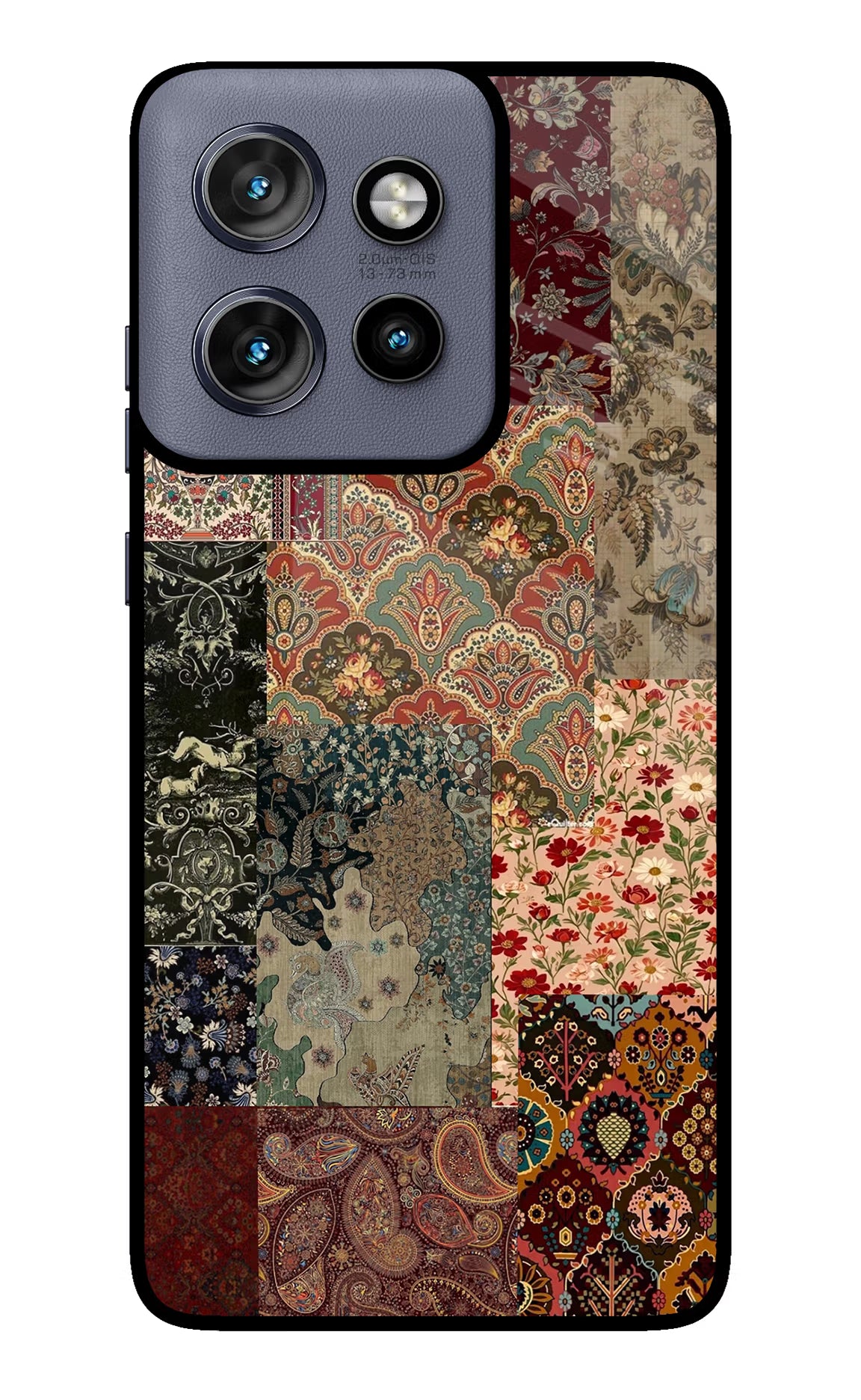 Desi Print Moto Edge 50 Neo Glass Case Back Cover by Casekaro