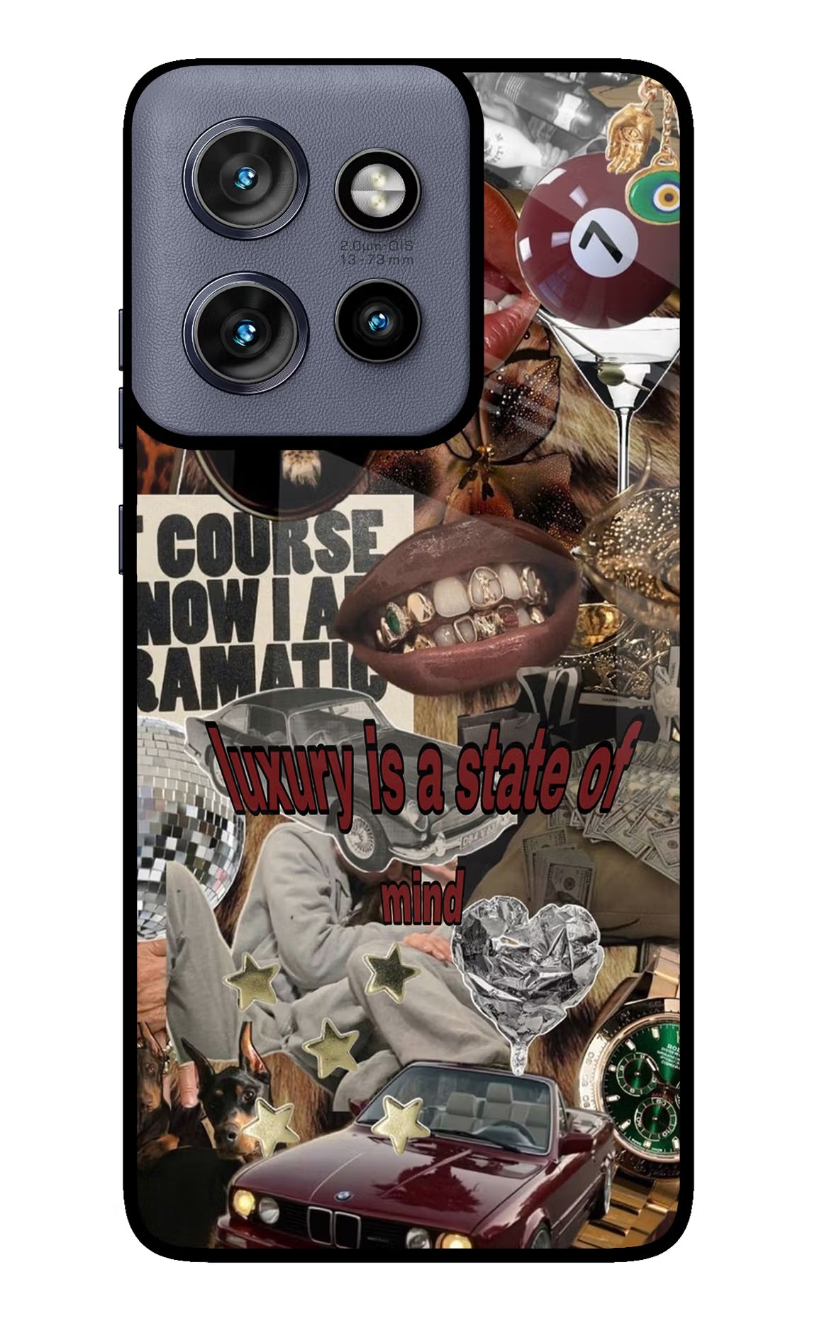 Luxury Moto Edge 50 Neo Glass Case Back Cover by Casekaro