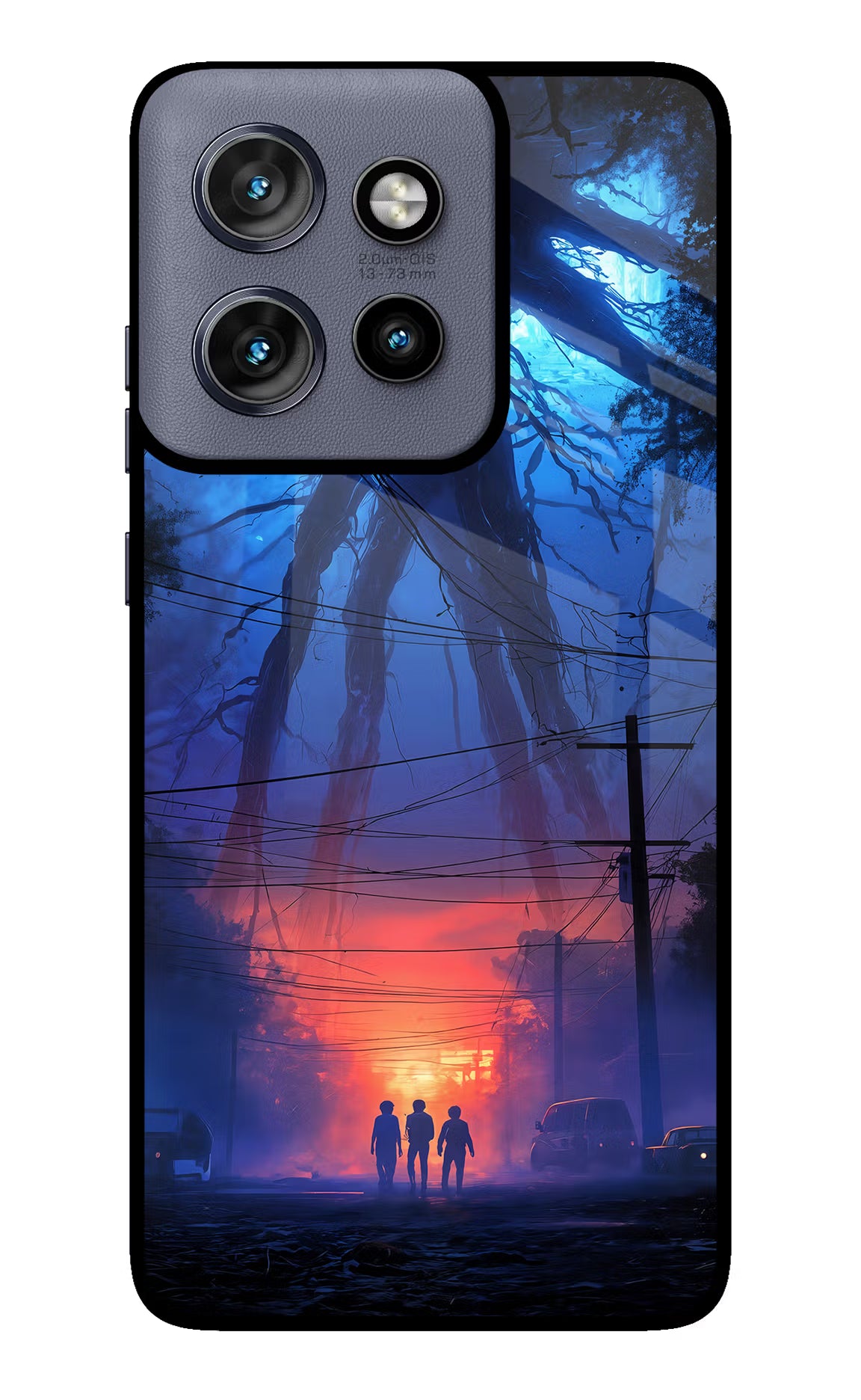 Ordinary Things Shadow Moto Edge 50 Neo Glass Case Back Cover by Casekaro