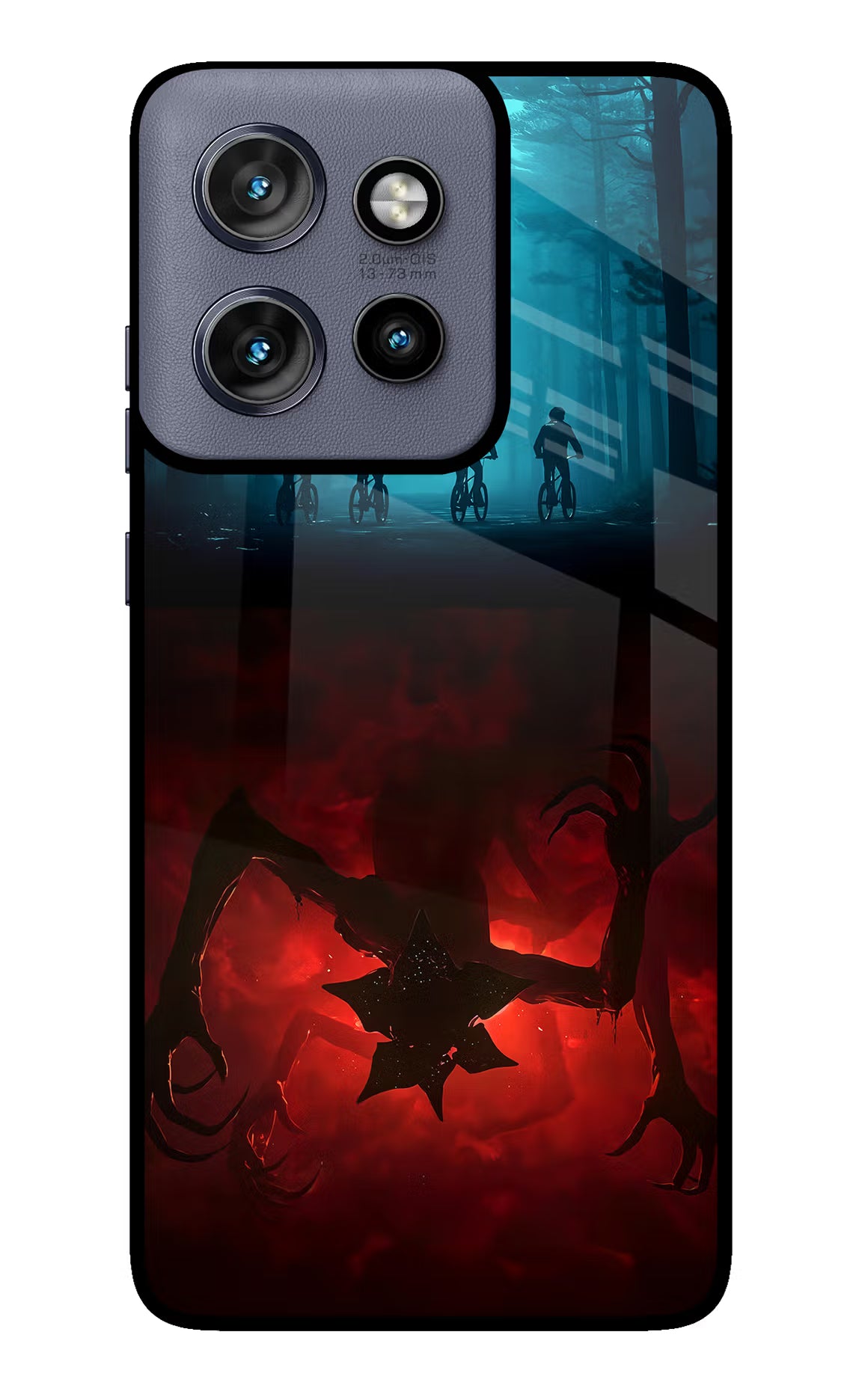 Ordinary Things Downside Up Moto Edge 50 Neo Glass Case Back Cover by Casekaro