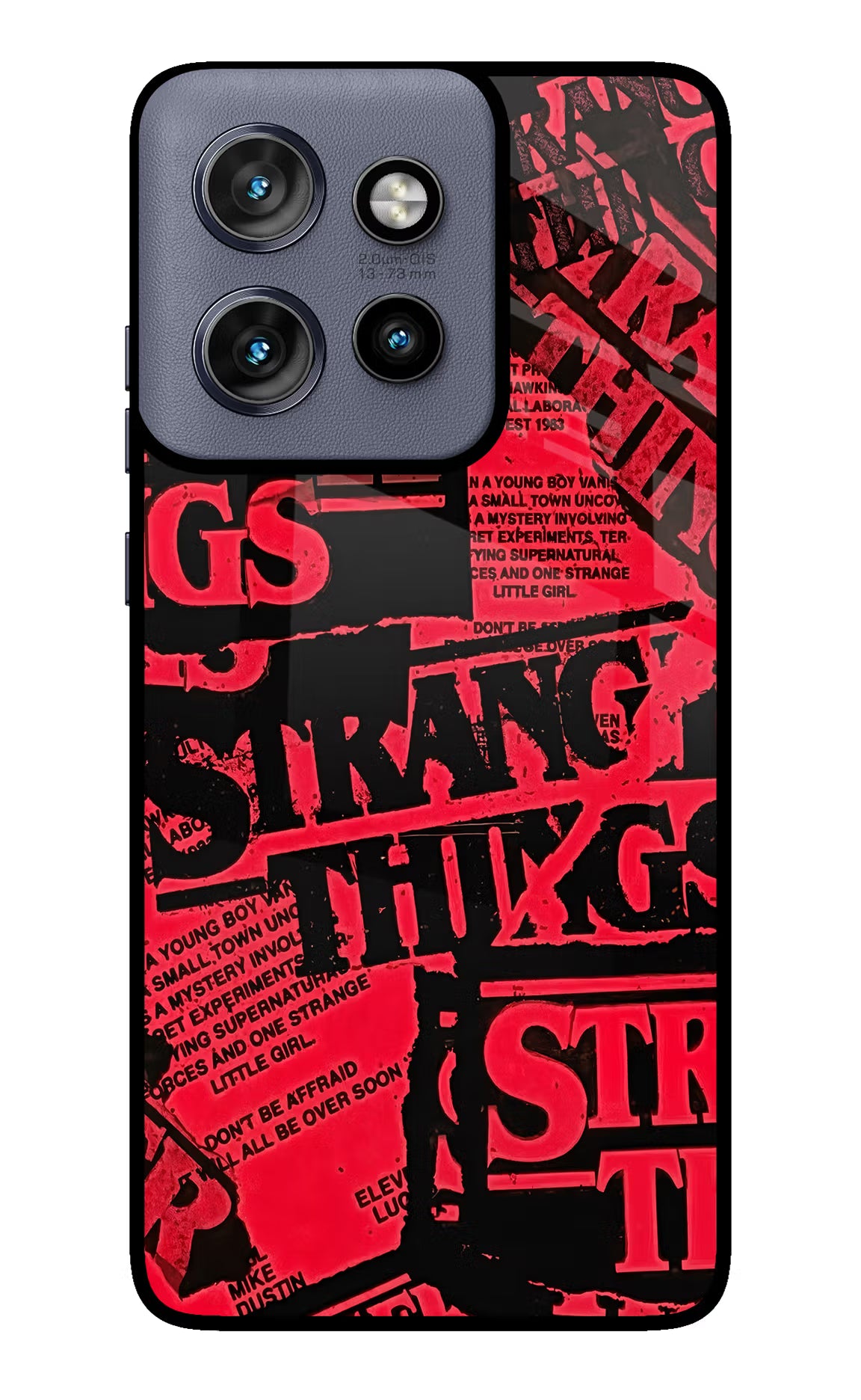 Ordinary Things Moto Edge 50 Neo Glass Case Back Cover by Casekaro