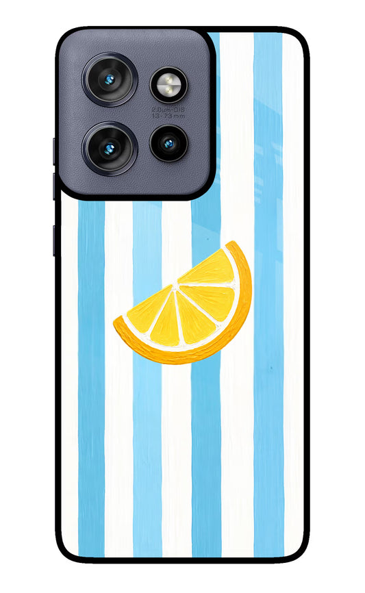 Summer Lemon Moto Edge 50 Neo Glass Case
