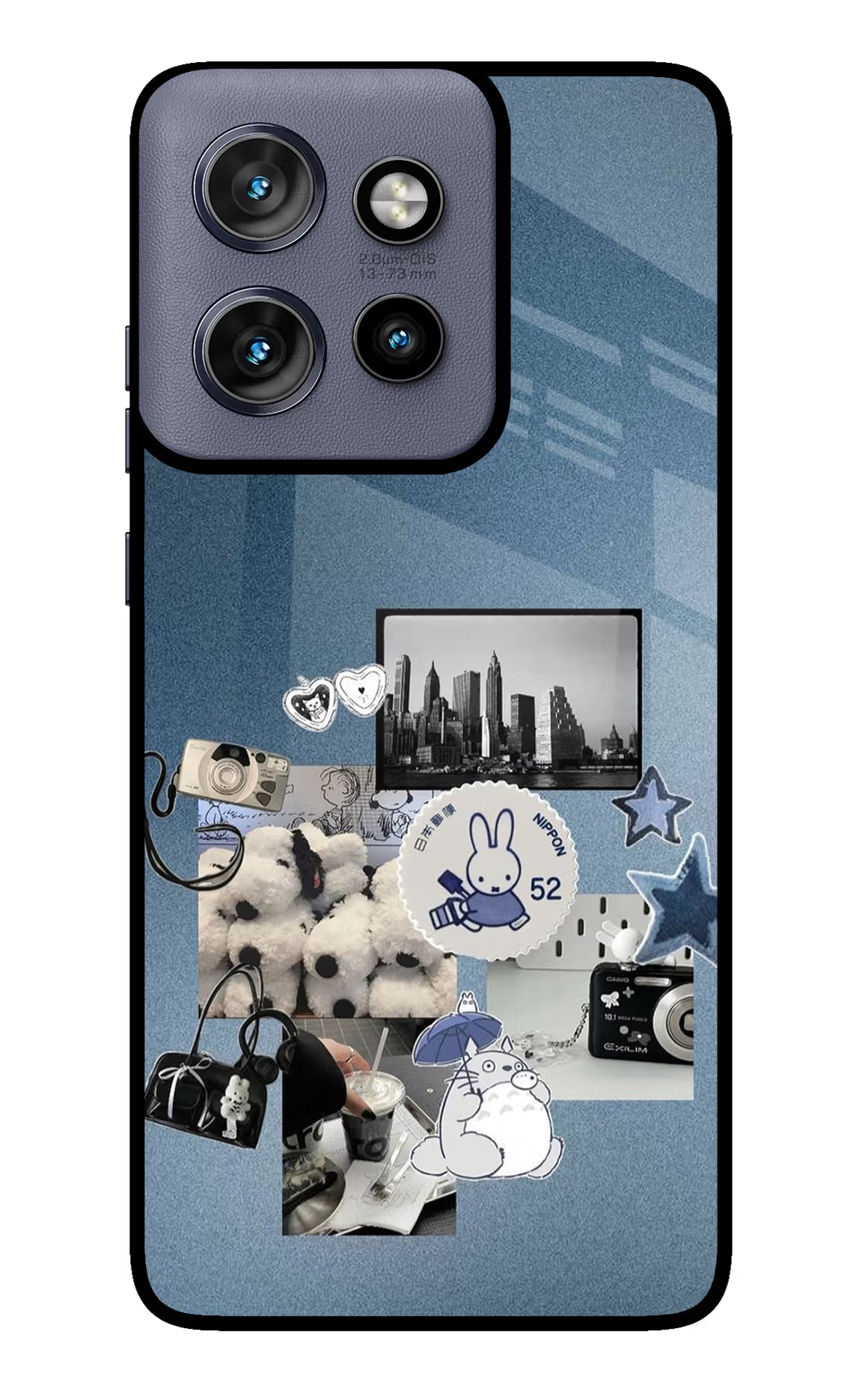 Miffy Moto Edge 50 Neo Glass Case Back Cover by Casekaro