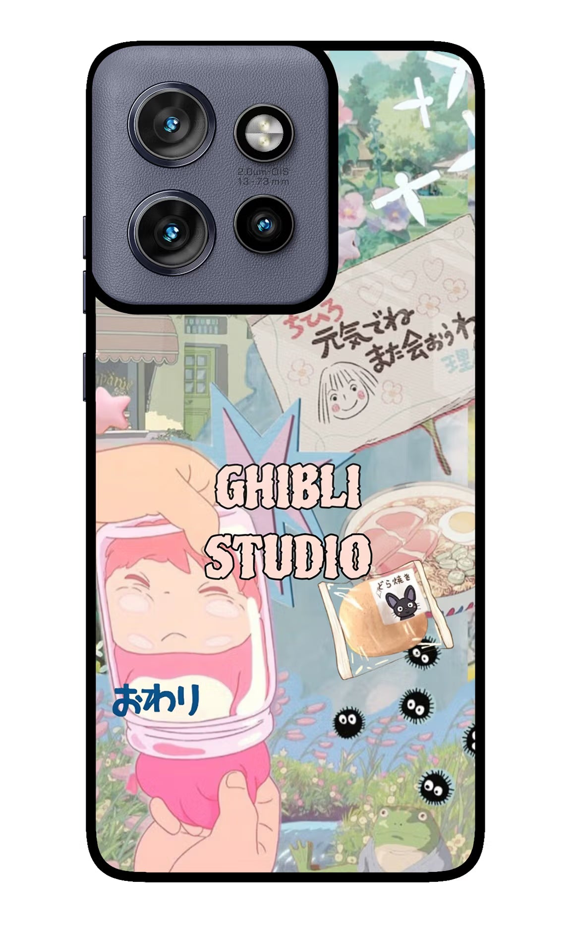 Studio Ghibli Moto Edge 50 Neo Glass Case