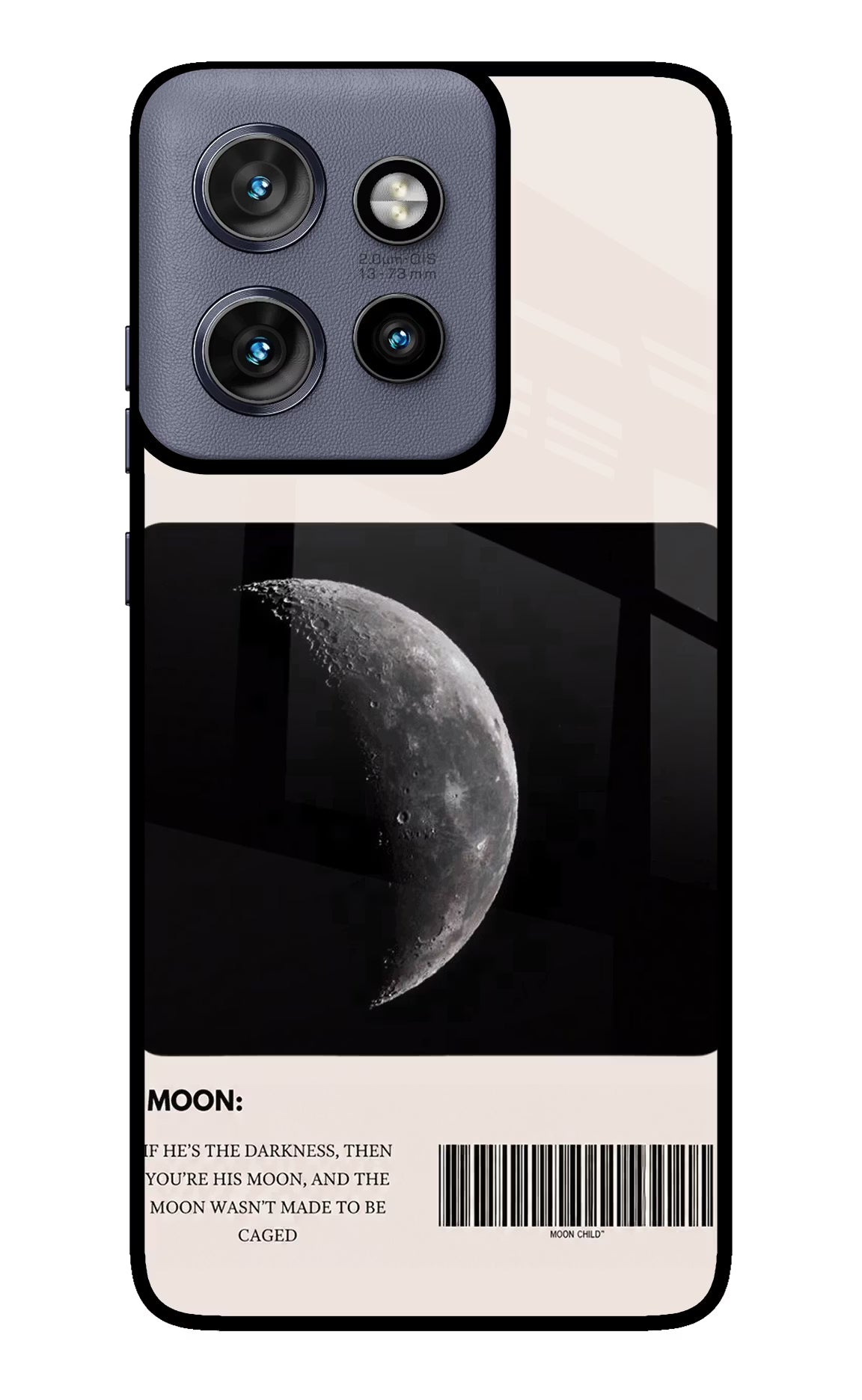 Moon Phase Moto Edge 50 Neo Glass Case