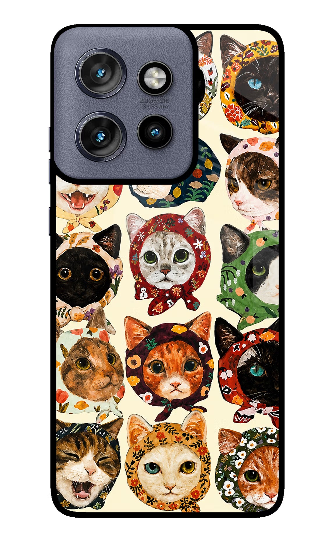 Cool Cat Moto Edge 50 Neo Glass Case