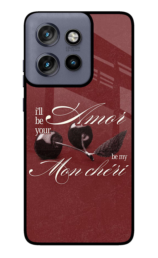 Velvet Cherry Moto Edge 50 Neo Glass Case