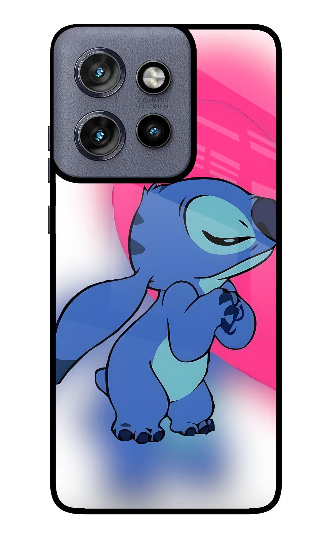 Stitch Hug Moto Edge 50 Neo Glass Case
