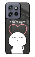 You're Right Moto Edge 50 Neo Glass Case