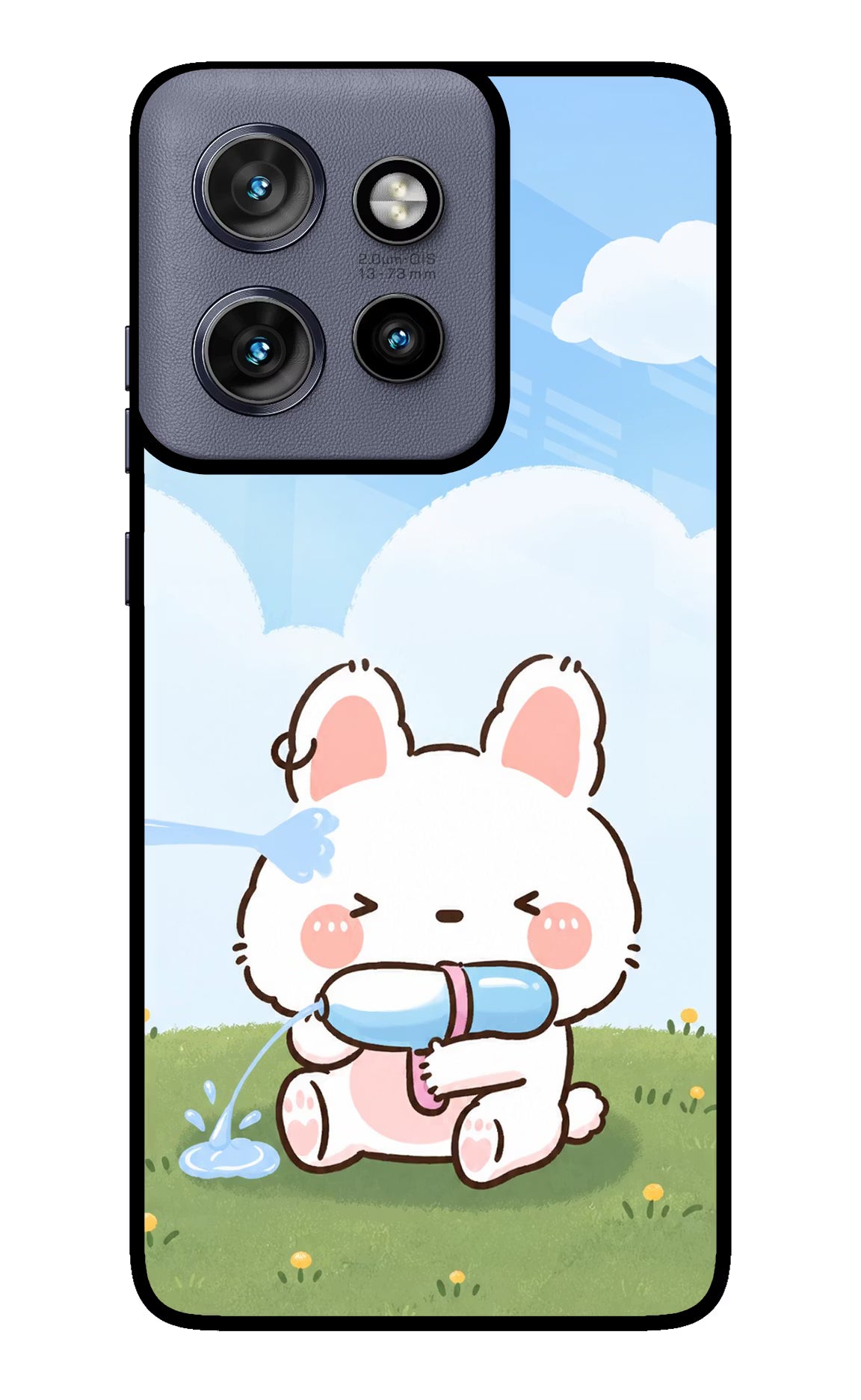 Bunny Treat Moto Edge 50 Neo Glass Case