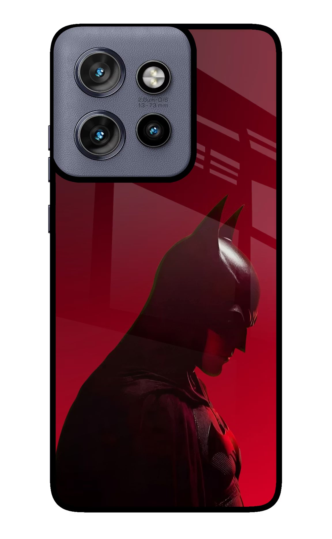 Dark Knight Moto Edge 50 Neo Glass Case Back Cover by Casekaro