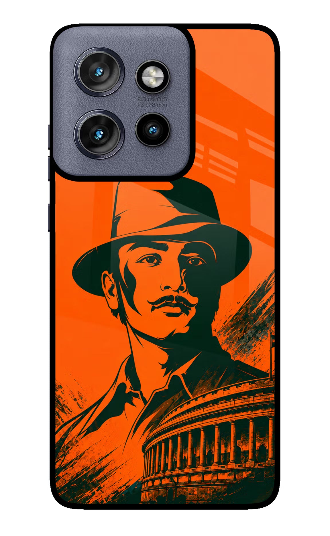 Bhagat Singh Legacy Moto Edge 50 Neo Glass Case