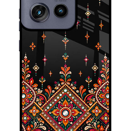 Noir Mehfil Moto Edge 50 Neo Glass Case