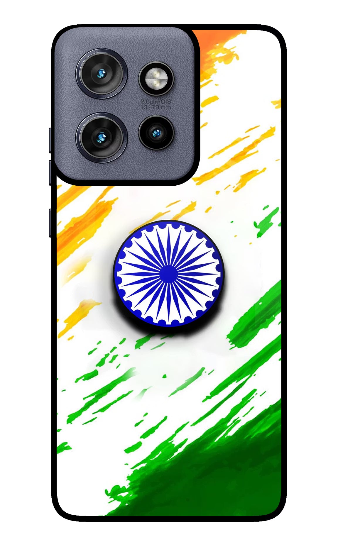 Indian Flag Ashoka Chakra Moto Edge 50 Neo Pop Case by Casekaro