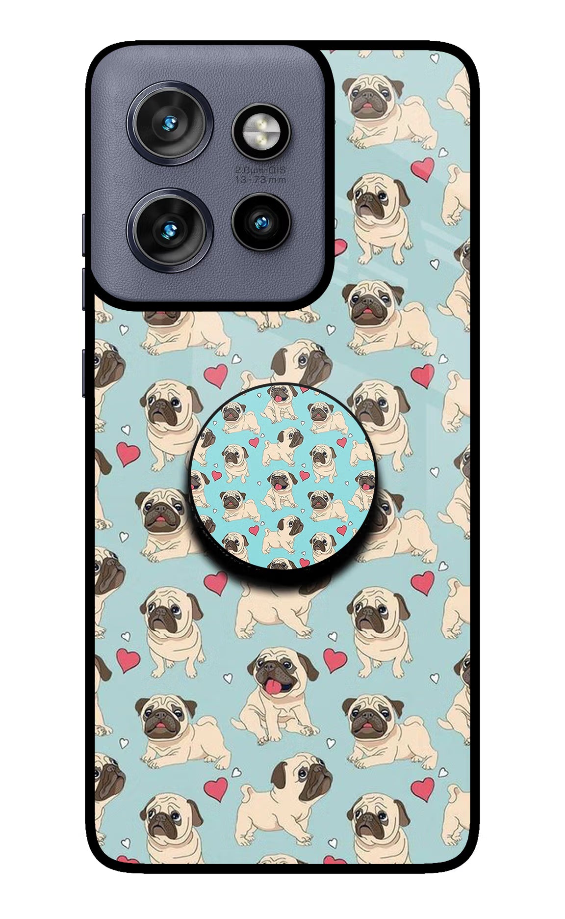 Pug Dog Moto Edge 50 Neo Pop Case by Casekaro