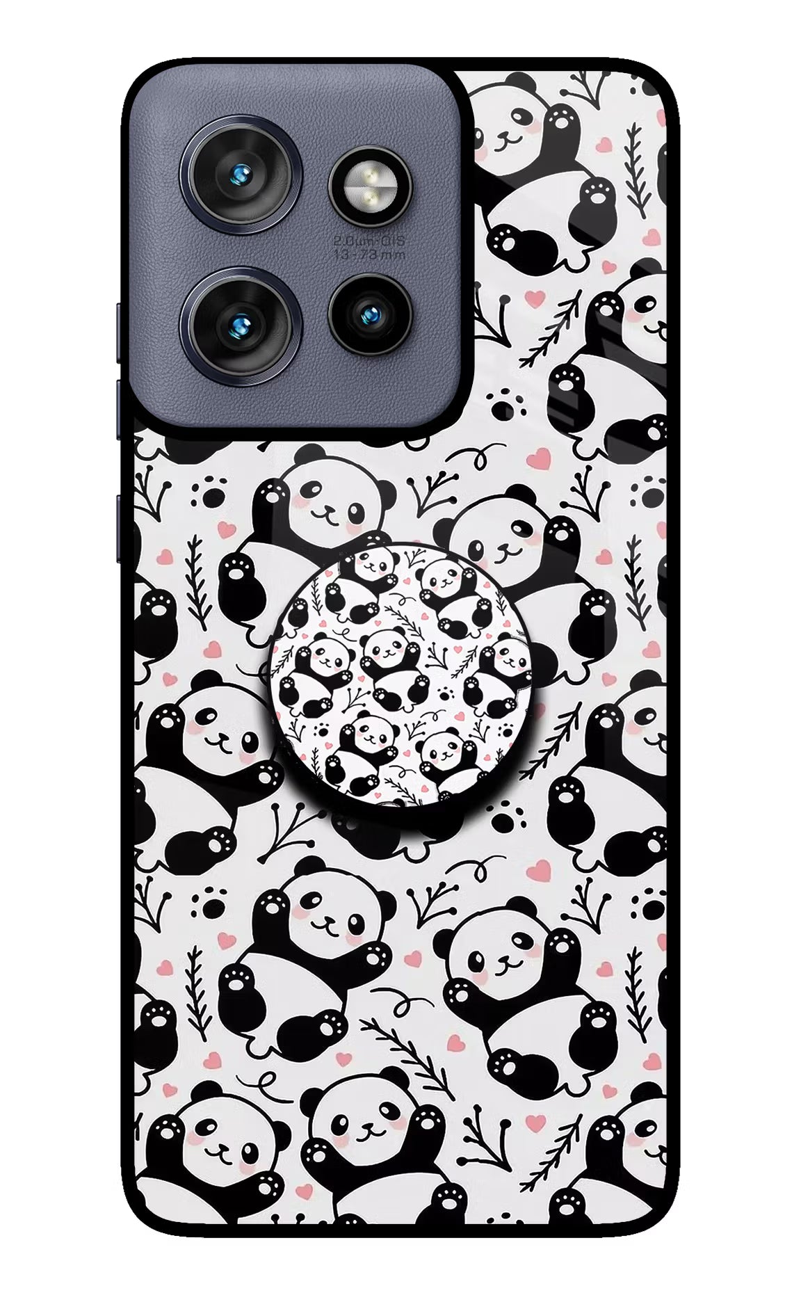 Cute Panda Moto Edge 50 Neo Pop Case by Casekaro