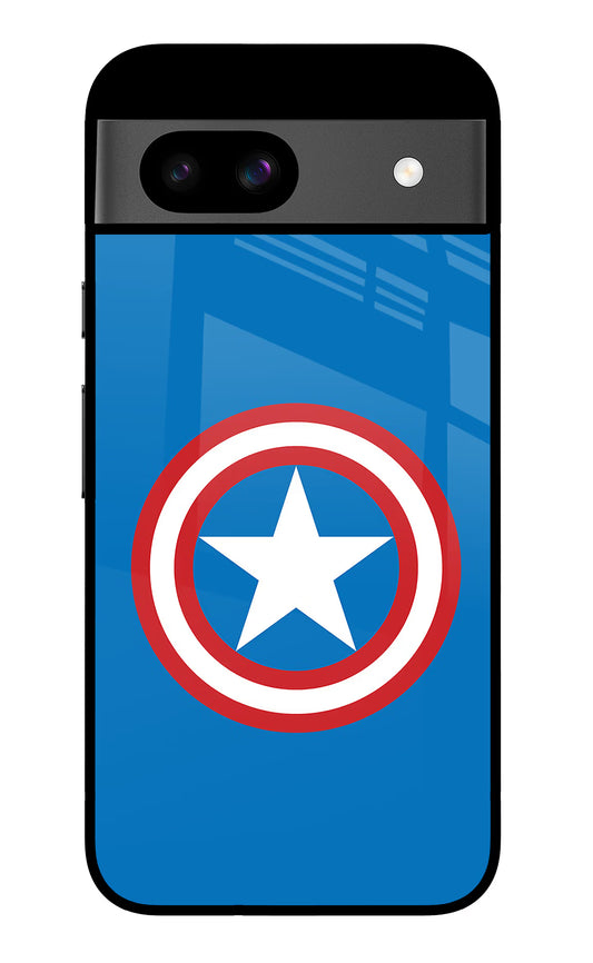 Captain America Logo Google Pixel 8A Glass Case