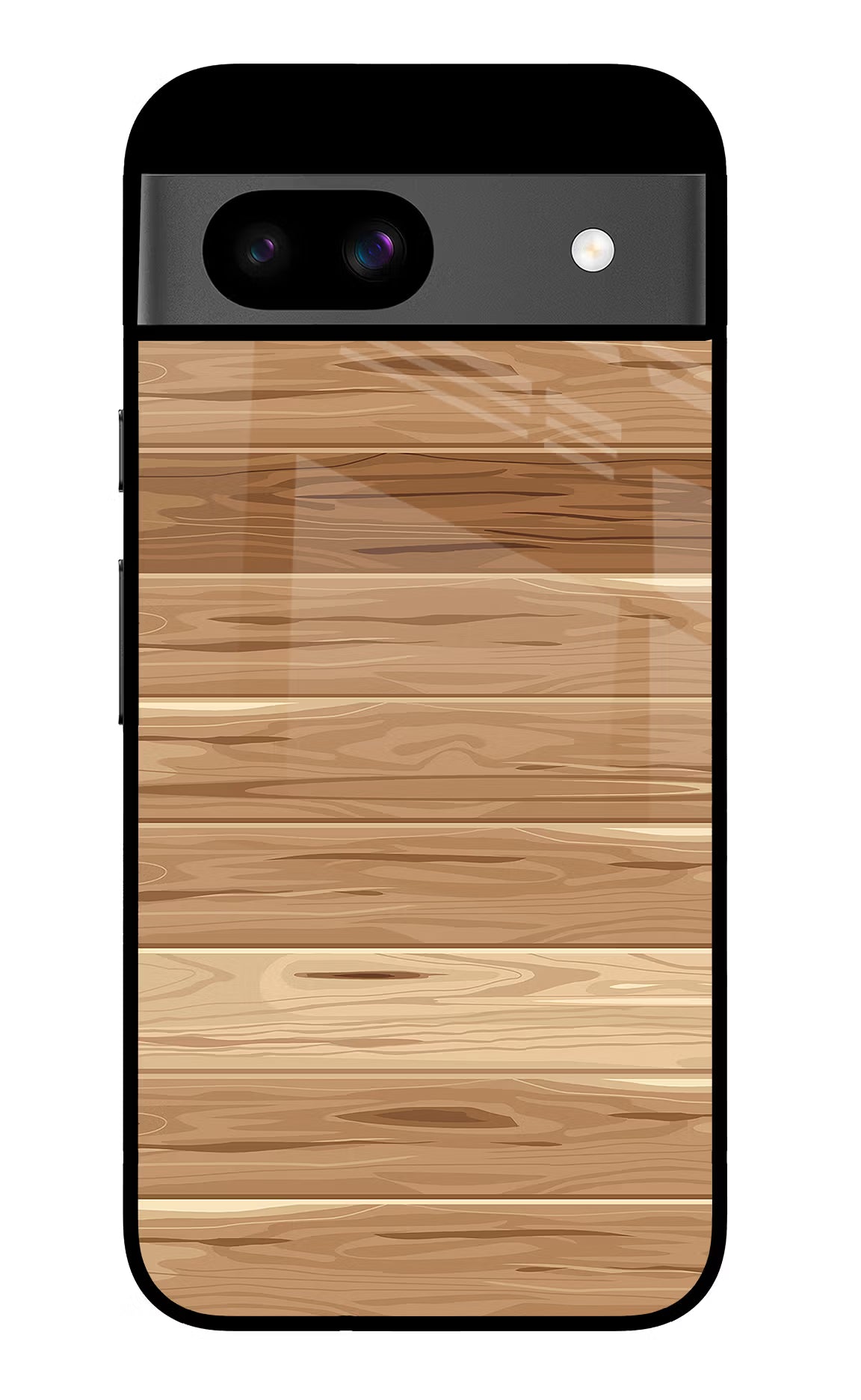 Wooden Vector Google Pixel 8A Glass Case