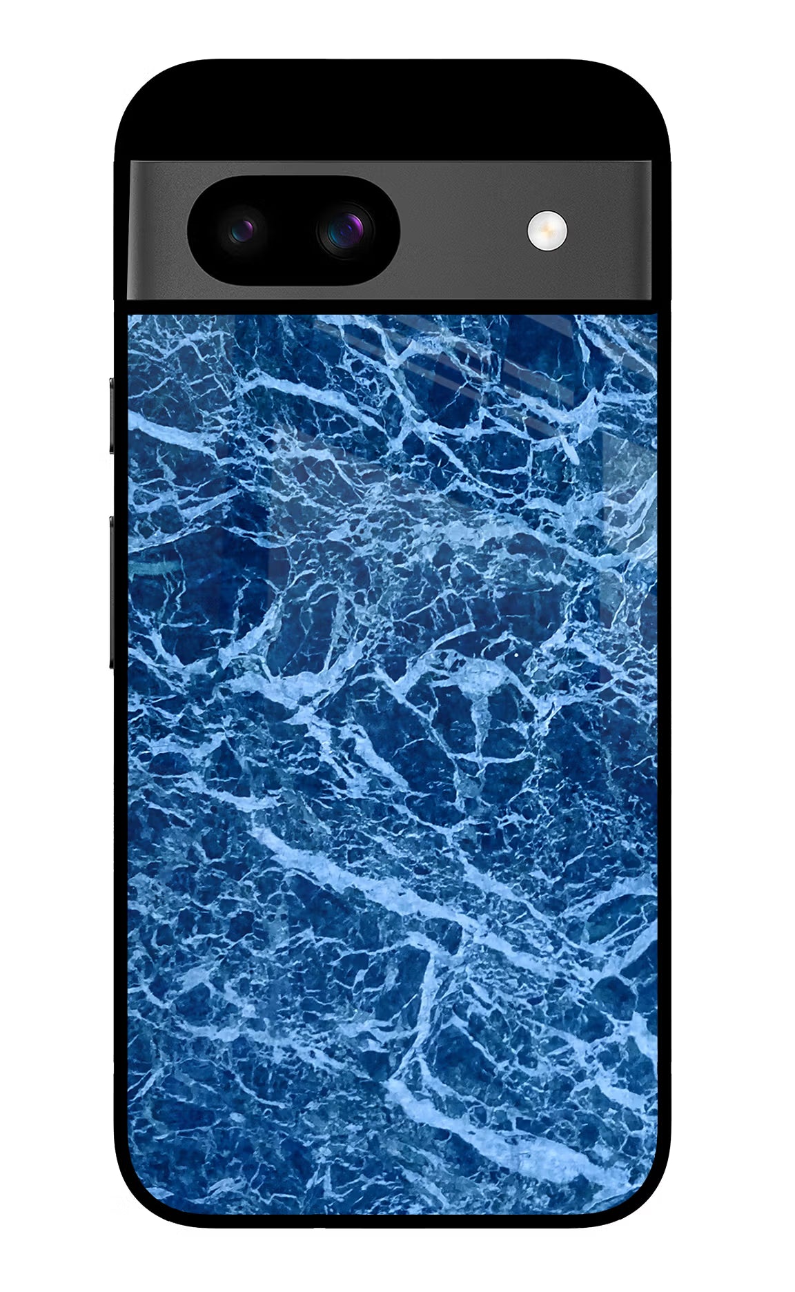 Blue Marble Google Pixel 8A Glass Case Back Cover by Casekaro
