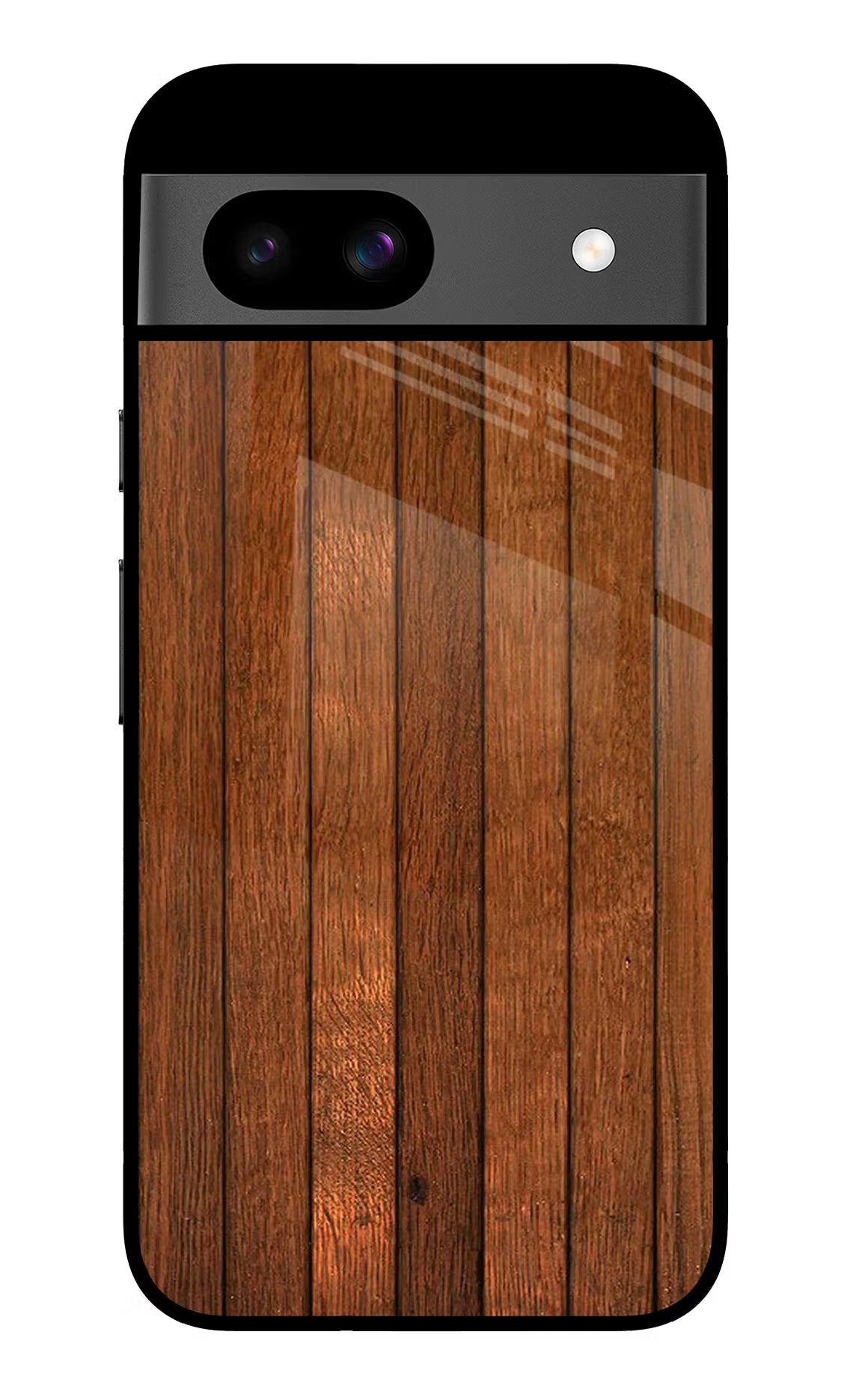 Wooden Artwork Bands Google Pixel 8A Glass Case