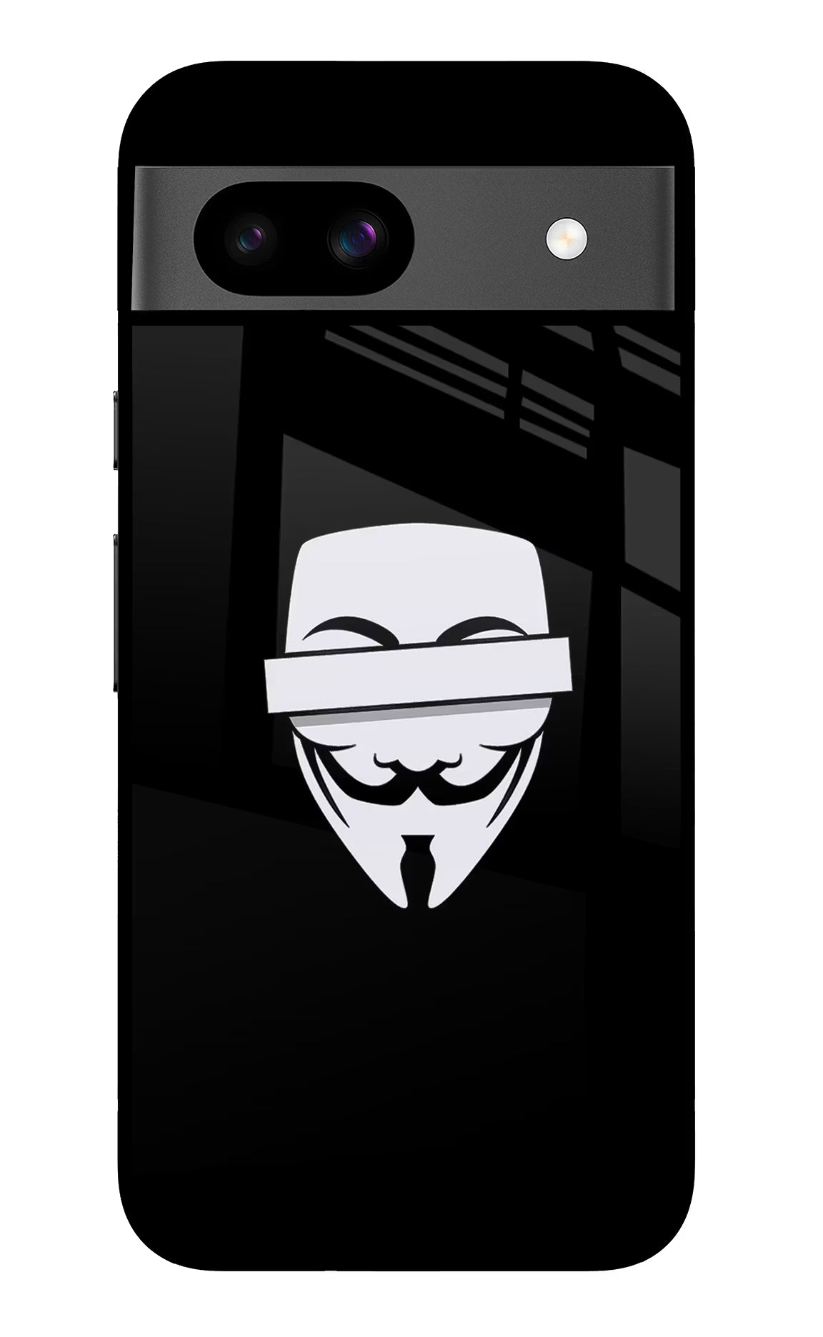 Anonymous Face Google Pixel 8A Glass Case