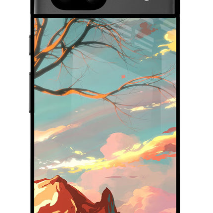 Scenery Google Pixel 8A Glass Case