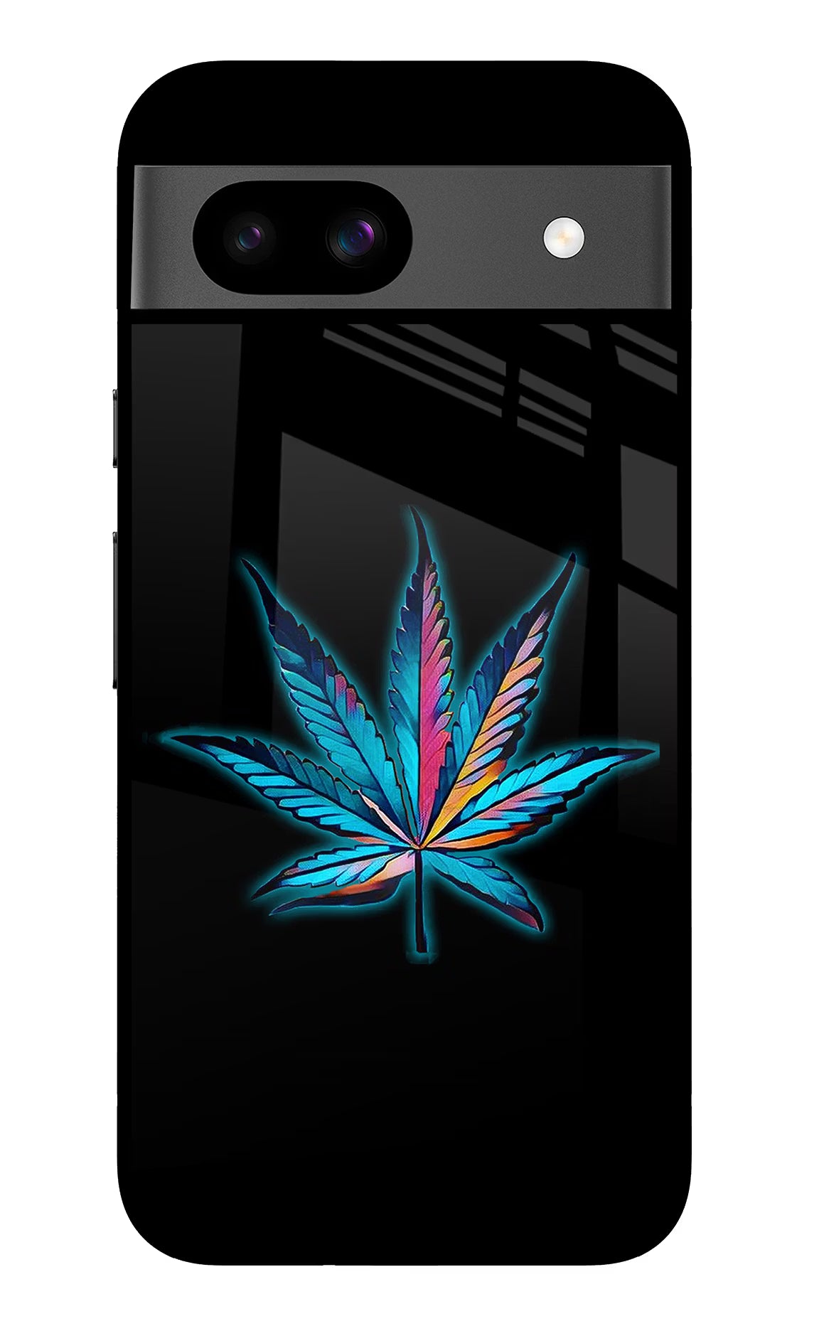 Weed Google Pixel 8A Glass Case Back Cover by Casekaro