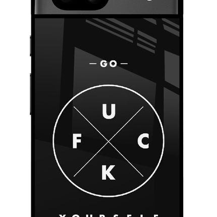 Go Fuck Yourself Google Pixel 8A Glass Case