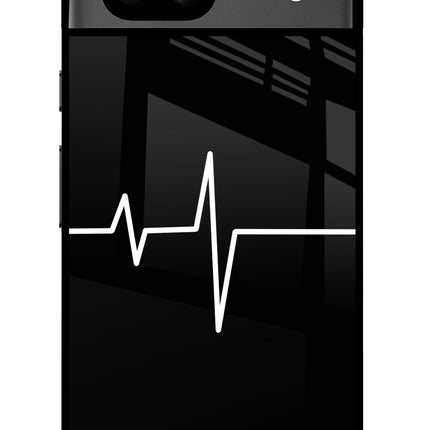 Heart Beats Google Pixel 8A Glass Case
