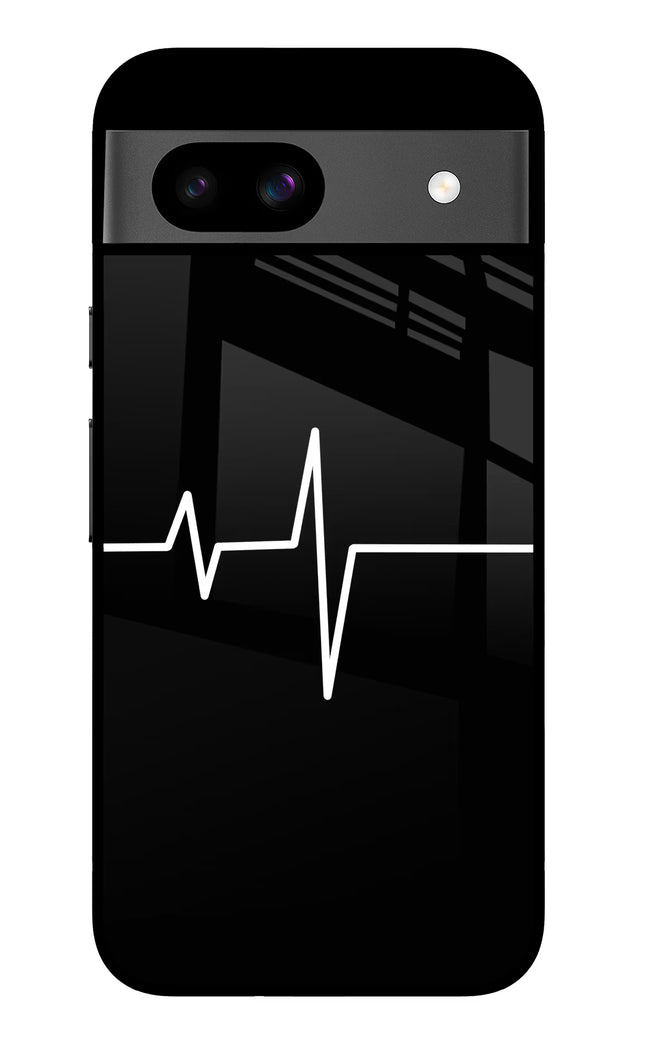 Heart Beats Google Pixel 8A Glass Case