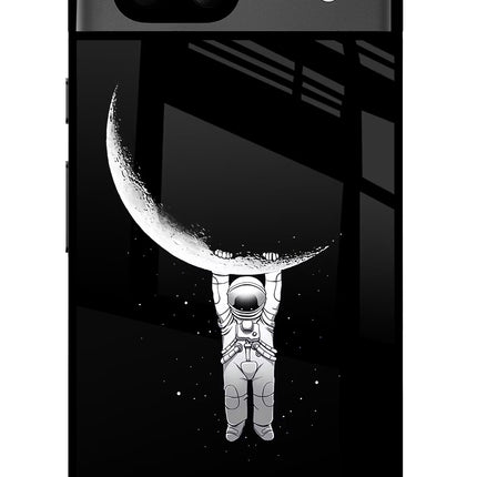 Moon Space Google Pixel 8A Glass Case