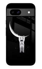Moon Space Google Pixel 8A Glass Case Back Cover by Casekaro