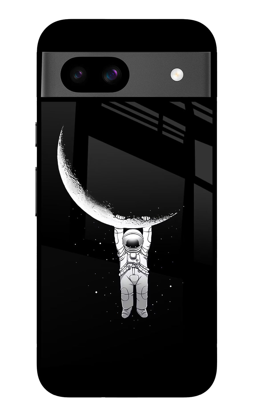 Moon Space Google Pixel 8A Back Cover, Glass case