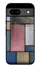 Multicolor Jeans Google Pixel 8A Glass Case