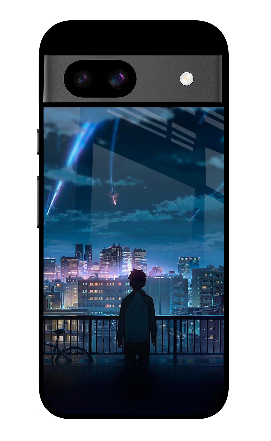 Anime Google Pixel 8A Glass Case Back Cover by Casekaro