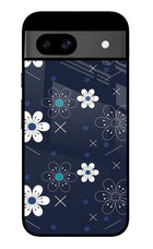 Flowers Google Pixel 8A Glass Case