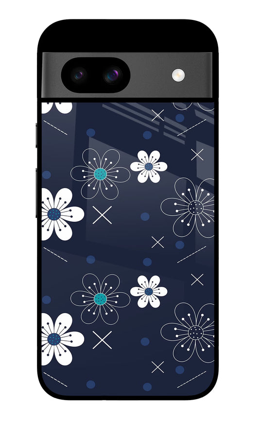 Flowers Google Pixel 8A Glass Case