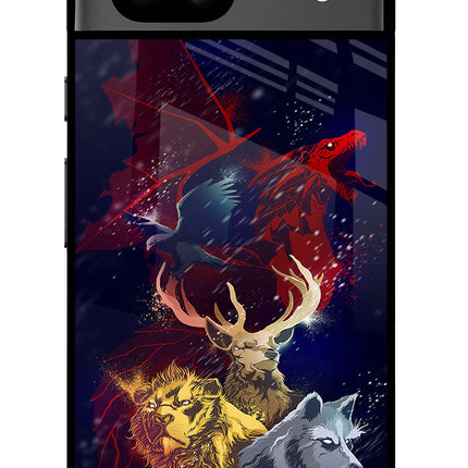 Game Of Thrones Google Pixel 8A Glass Case
