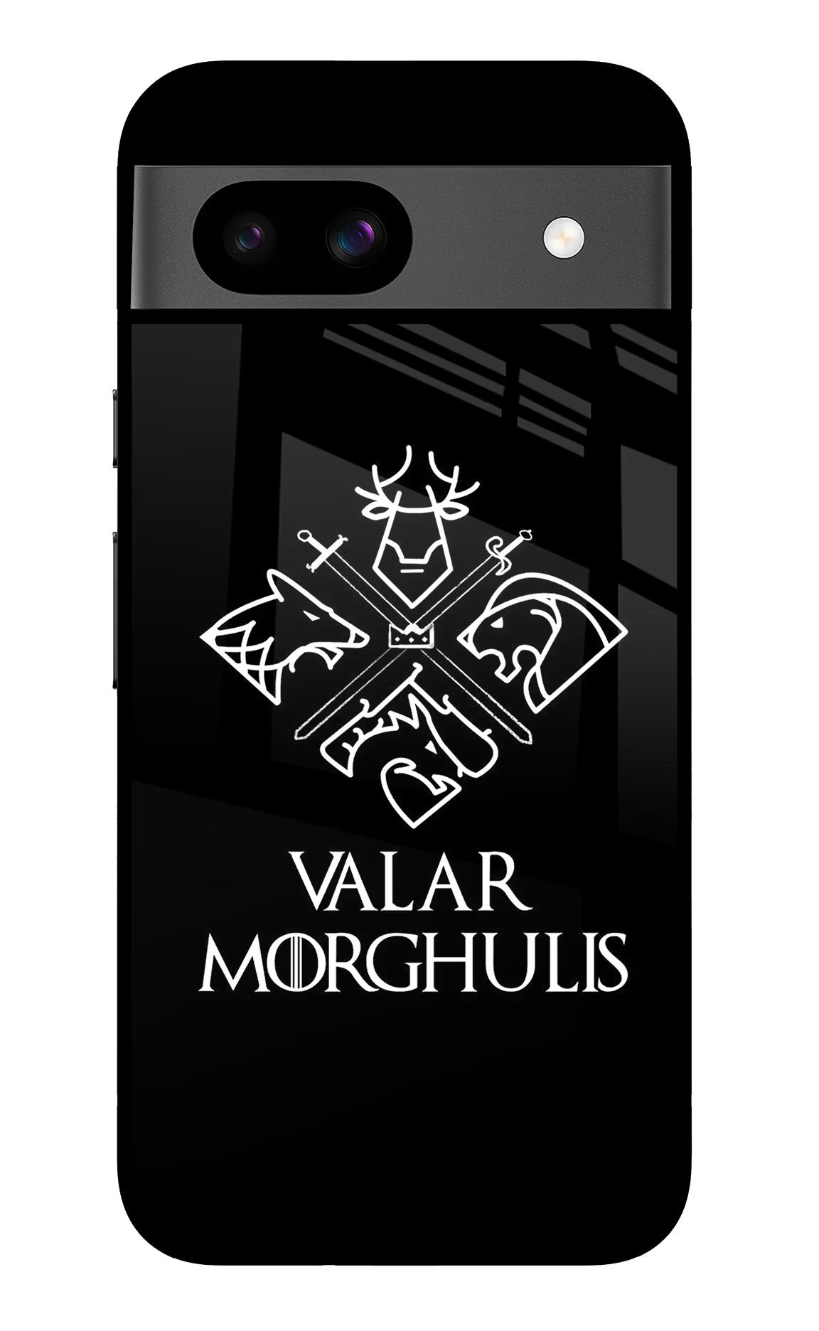 Valar Morghulis | Game Of Thrones Google Pixel 8A Glass Case Back Cover by Casekaro