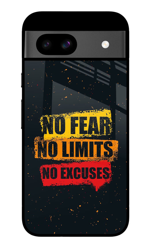 No Fear No Limits No Excuse Google Pixel 8A Glass Case