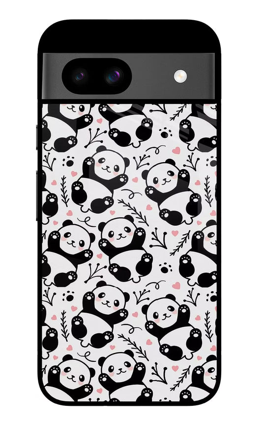 Cute Panda Google Pixel 8A Glass Case