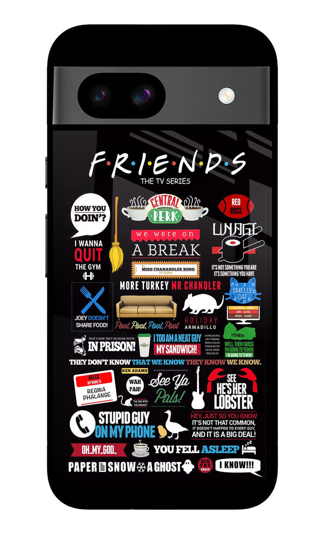 FRIENDS Google Pixel 8A Glass Case