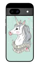 Unicorn Wallpaper Google Pixel 8A Glass Case